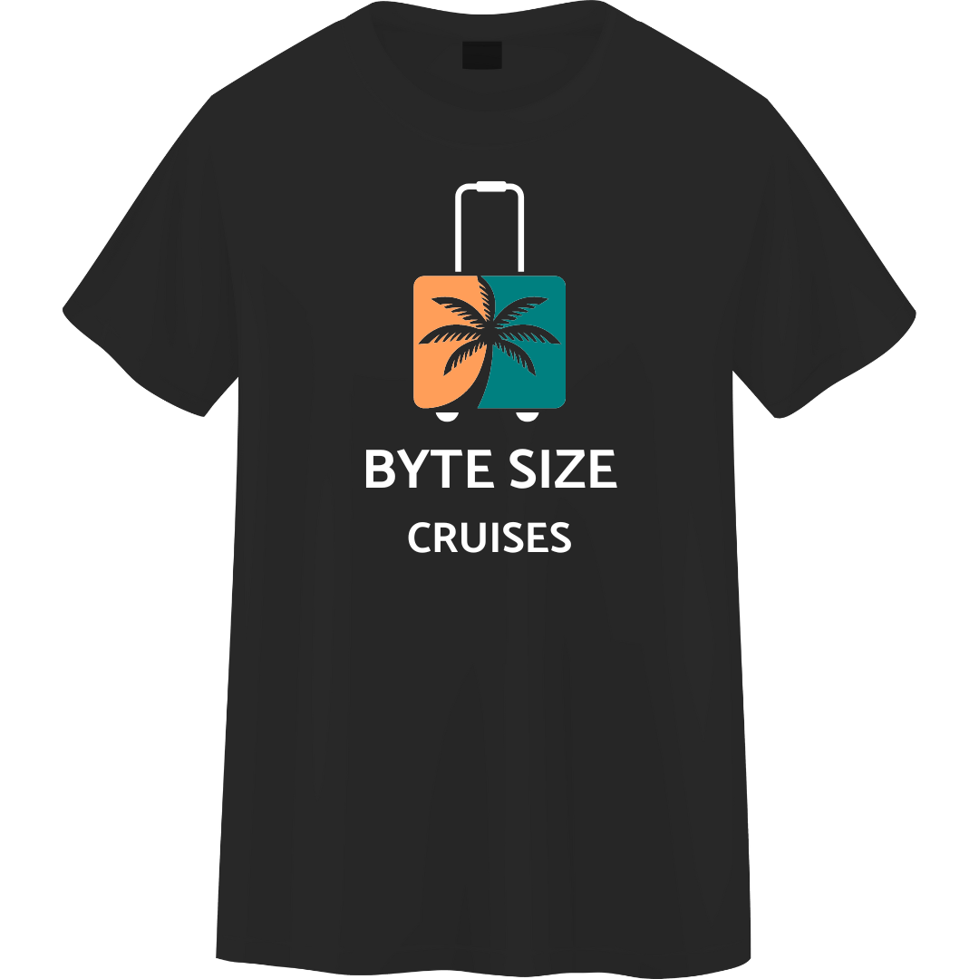 Byte Size Cruises Logo T-Shirt