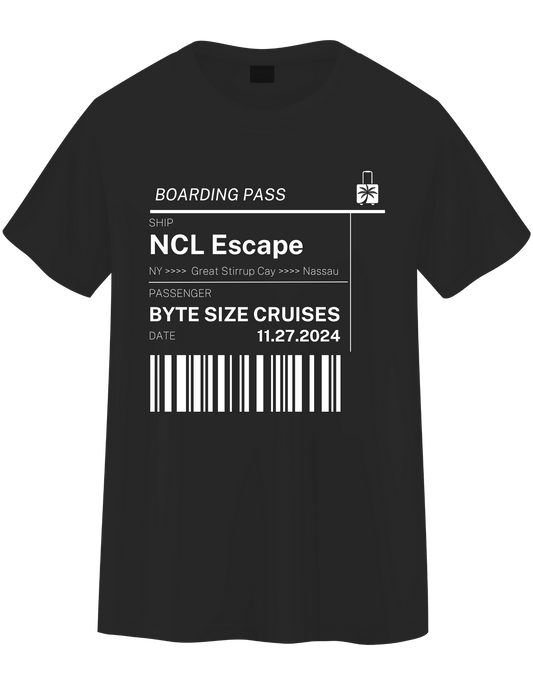 Cruise Boarding Pass T-shirt